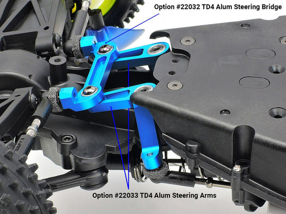 Tamiya TD4 ALUM STEERING BRIDGE 22032