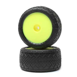 Losi 1/16 BK Bar RR (2pcs) Mounted Yellow Mini-B Z-LOS41016