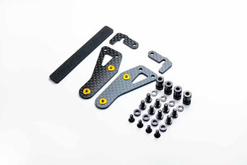 KOSWORK 2.0MM SHORTY BATTERY MOUNT SET FOR KYOSHO TURBO OPTIMA MID SP #KOS04355-12