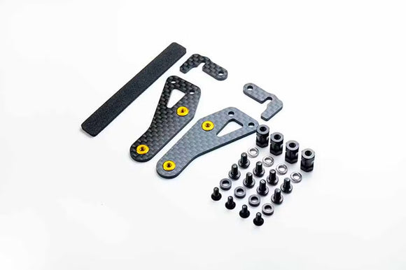 KOSWORK 2.0MM SHORTY BATTERY MOUNT SET FOR KYOSHO TURBO OPTIMA MID SP #KOS04355-12