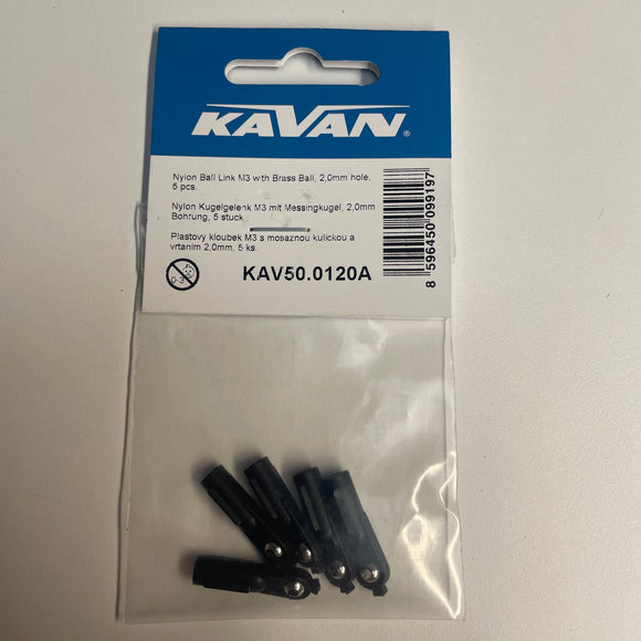 Kavan Ball Link M3 with Ball and Hardware, 5 pcs KAV50.0120A