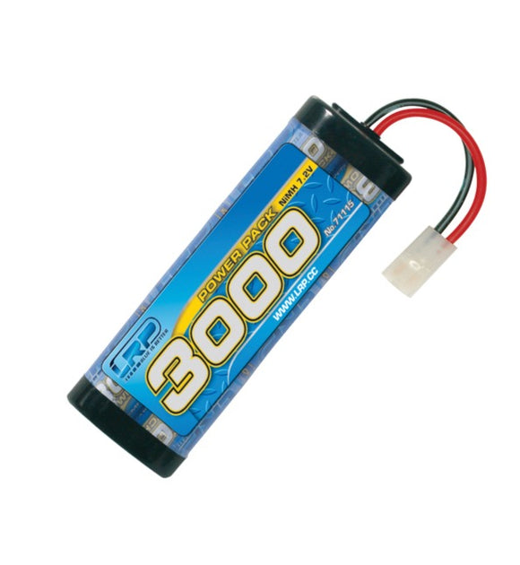 LRP POWERPACK 3000 NIMH STICK 7.2V-TAMIYA Plug Battery LRP71115