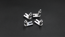 Tamiya Remote Control R/C Midnight Pumpkin Aftermarket Alloy Body Mounts 4 Pcs