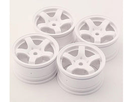SWEEP Mini 5-Spoke Wheel Type A White 4pcs SW0001