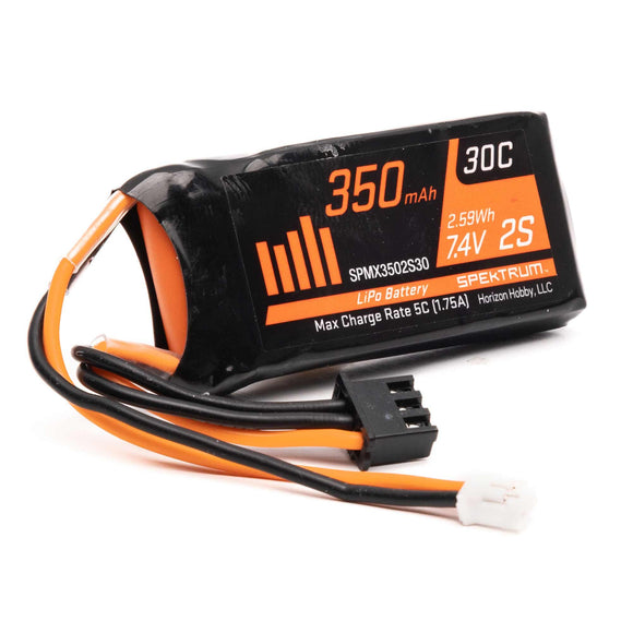 7.4v 350mAh 2S LiPo: PH2.0  O-SPMX3502S30
