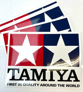 Original Tamiya Co. Large Clear Coat Logo Sticker 150mmx200mm - 0