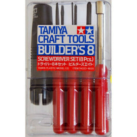 Tamiya 8 Piece Screw Driver Tool Kit Set TA74023 - 0