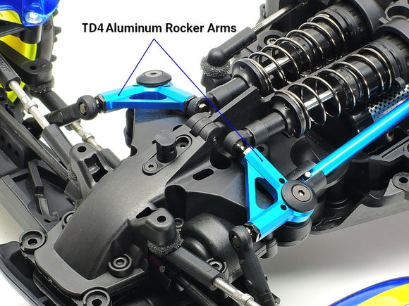Tamiya TD4 Aluminium Suspension Rocker Arms 22036