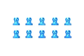 5Mm Aluminium Ball Nut Blue  53640