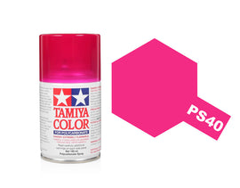 Tamiya PS-40 Translucent Pink Pollycarbonate Spray Paint 86040