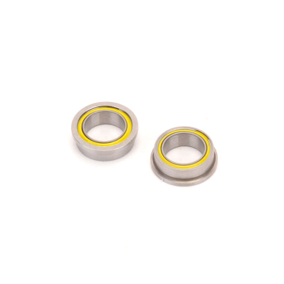 Ball Bearing - 1/4x3/8x1/8 Flanged Yellow - (pr)  U4980