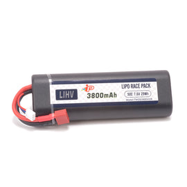 Intellect LiPo HC39 2S 3800mAh 7.6v Stick T-plug IPTM2S3800HVRRT