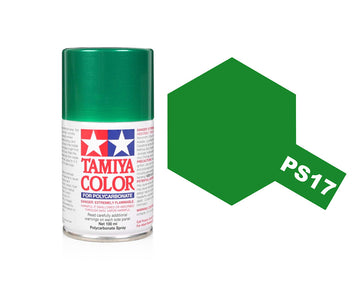 Tamiya PS-17 Metallic Green Pollycarbonate Spray Paint 86017