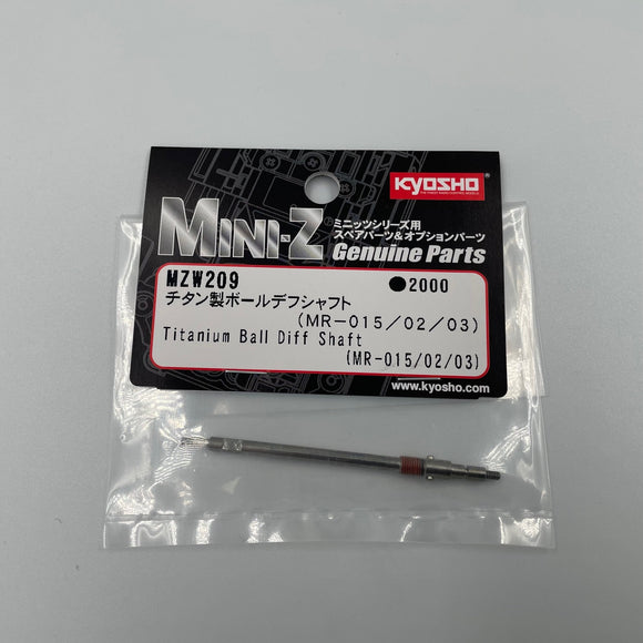 Titanium Ball Differential Shaft Mini-Z K.MZW209