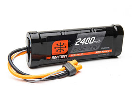 Spektrum Smart 2400mAh 6-Cell 7.2V Smart NiMH Battery IC3 O-SPMX24006C3