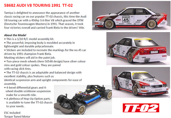 Audi Quattro V8 Touring 1991 TT-02 Kit 58682