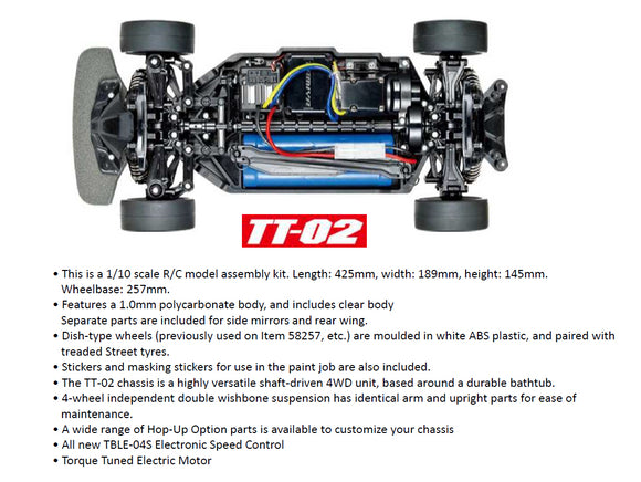 Ford Escort Cosworth 1998 TT-02 Kit 58691