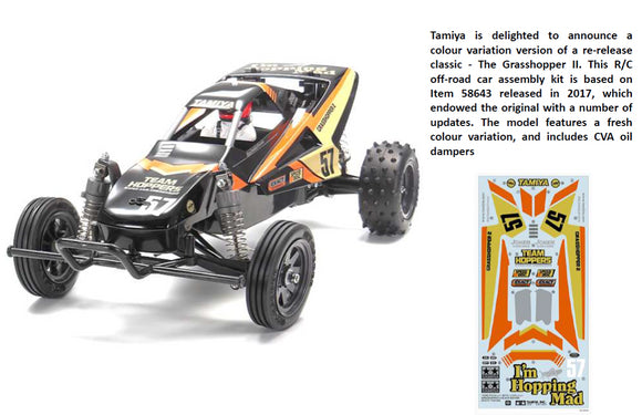 Tamiya Grasshopper II / 2 Black Edition R/C Kit 47471