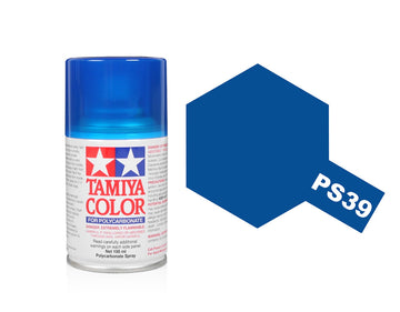 Tamiya PS-39 Translucent Light Blue Pollycarbonate Spray Paint 86039