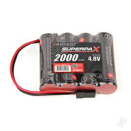NiMH 4.8V 2000mAh AA SBS-Flat, Rx-JR  RDNA0199