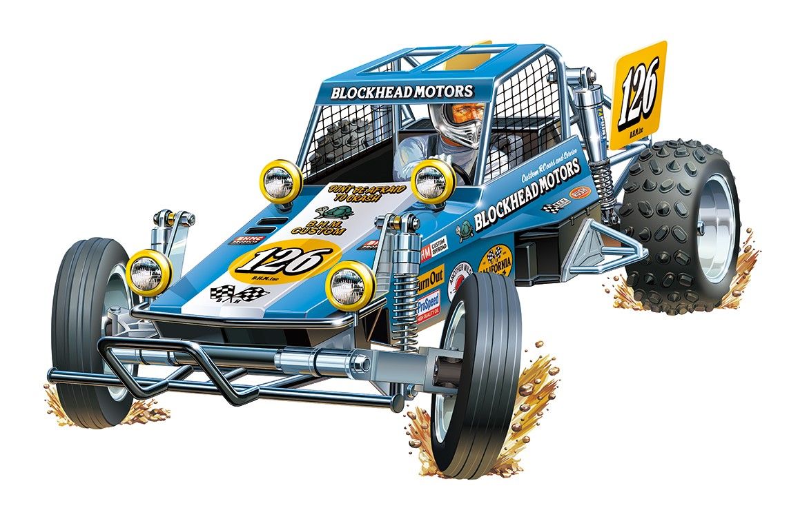 Tamiya Wild One 58695 OFF-ROADER BLOCKHEAD MOTORS LIVERY