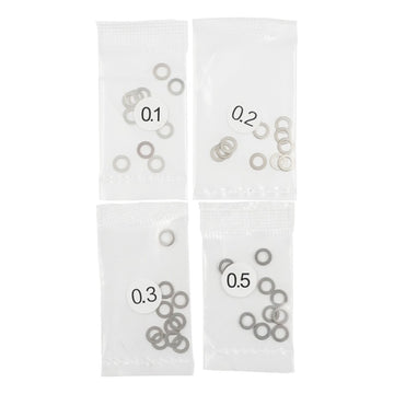 Yeah Racing 3X5MM STAINLESS STEEL SPACER SET 0.1 0.2 0.3 0.5MM  YA-0644