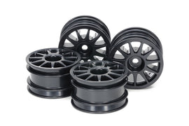M-CHASSIS 11-SPOKE WHEELS Black 4Pcs 51665