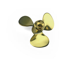 Brass Propeller (Classic), 3 Blade, 35mm, M4, RHH-AS13354R