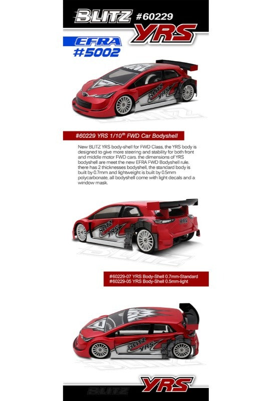 BLITZ YRS 190mm 0.7mm Standard 60229