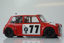PHAT BODIES 'Miglia Mini' Cooper bodyshell and STICKER SET for Tamiya M-Chassis