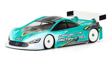 PROTOFORM P63 LIGHTWEIGHT (0.65MM) CLEAR BODYSHELL 190MM TC