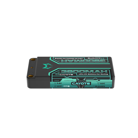 CAYOTE LiPo 3900mAh HV Shorty 7.6v 15.8mm 142g CA392S145