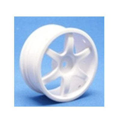 Ride 6 Spoke Nylon Wheel Set - White 4pcs RI-RH-101