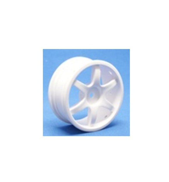 Ride 6 Spoke Nylon Wheel Set - White 4pcs RI-RH-101