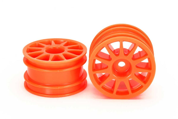 M-CHASSIS 11-SPOKE WHEELS Orange 2Pcs 54913
