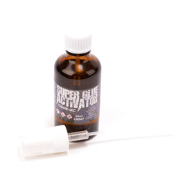 SUPER GLUE ACTIVATOR 50ML - GLASS BOTTLE +ATOMISER CR867