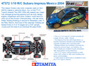 Tamiya Subaru Impreza Mexico 04 TT-01E Kit 47372-3
