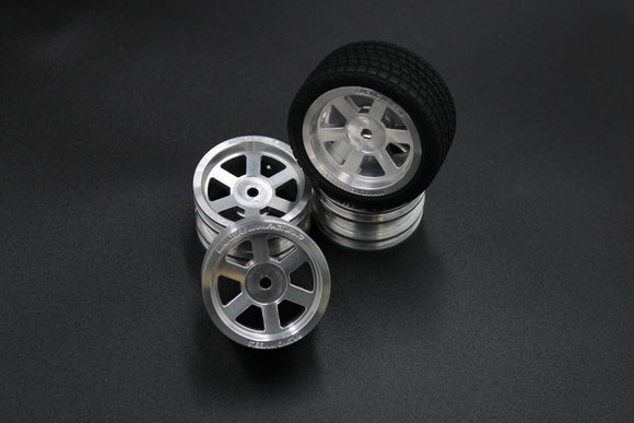 Tamiya M-Chassis Mini 6 Spoke Grid Aftermarket Alloy Wheels 4pcs