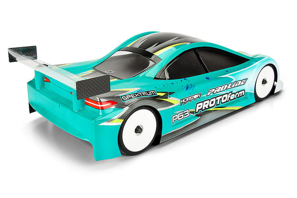 PROTOFORM P63 LIGHTWEIGHT (0.6 5MM) CLEAR BODYSHELL 190MM TC