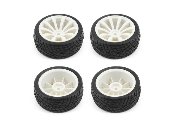 RC OVERHAUL 1/10 On Road/10 Spoke Wheel Set White (4pcs) G-RCO-UN12