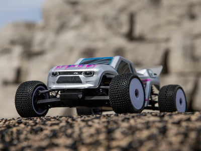 Losi 1/28 Micro-T 2WD Stadium Truck RTR Silver C-LOS-1392T2