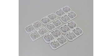 Wheels Set Kyosho Mini-Z MR03 Multi-Offset RAYS RE30 White  K.MZH131W