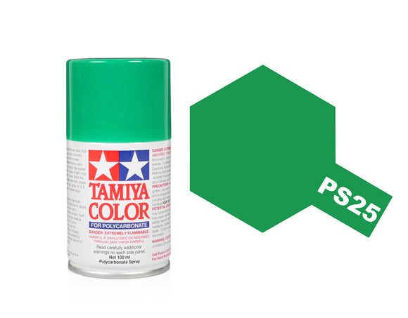 Tamiya PS-25 Bright Green Pollycarbonate Spray Paint 86025
