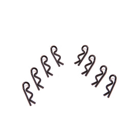 Aerox Handed Body Clips - Black (pk8)  AX034