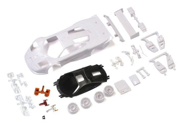 Bodyshell McLaren F1 GTR Mini-Z + 2WD Rims (White Body)  K.MZN192