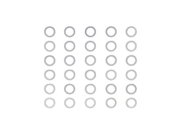 Tamiya 4mm Shim Set  3 Types of 10 Pcs  53586