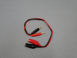 Logic RC Charge Lead : 4mm~Mini Croc Clips O-LGL-CLCROC