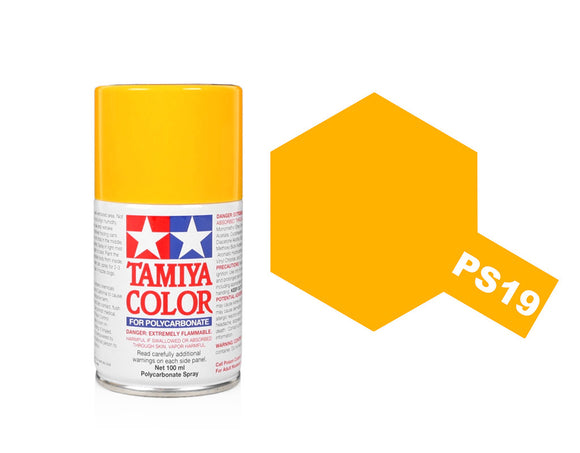 Tamiya PS-19 Camel Yellow Pollycarbonate Spray Paint 86019