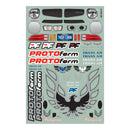 1/10 1971 Pontiac Firebird Trans Am Clear Body: Vintage Tran  G-PRM1535-30-4