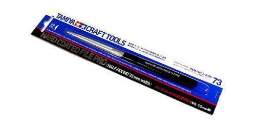 Tamiya Hard Coated File Pro Half Round 7.5mm Wide 74073